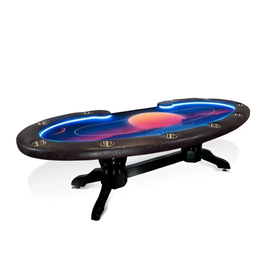 BBO Lumen HD – 10 Player LED Dealer Poker Table