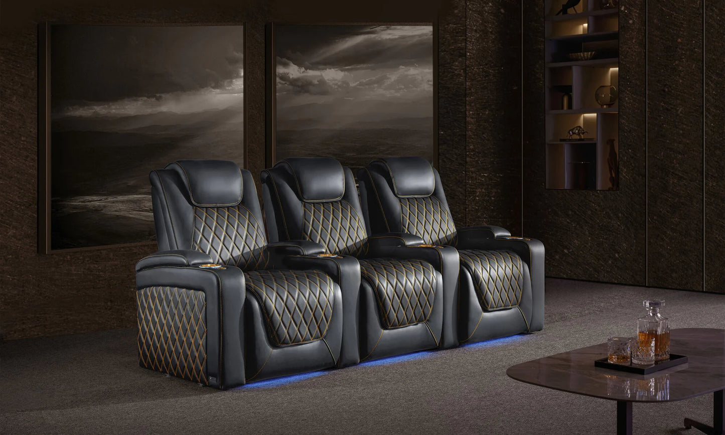 Valencia Oslo Ultimate 20K Edition | Italian Nappa 20,000 Leather Home Theater Recliner