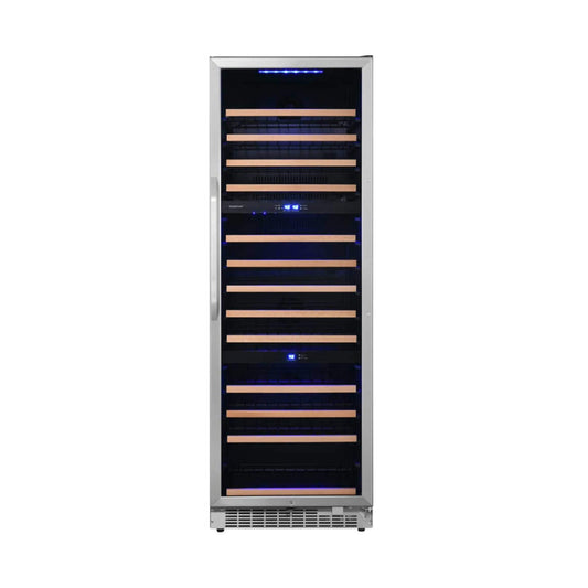 Edgestar 24" Triple Zone Built-In Wine Cooler | 131 Bottle