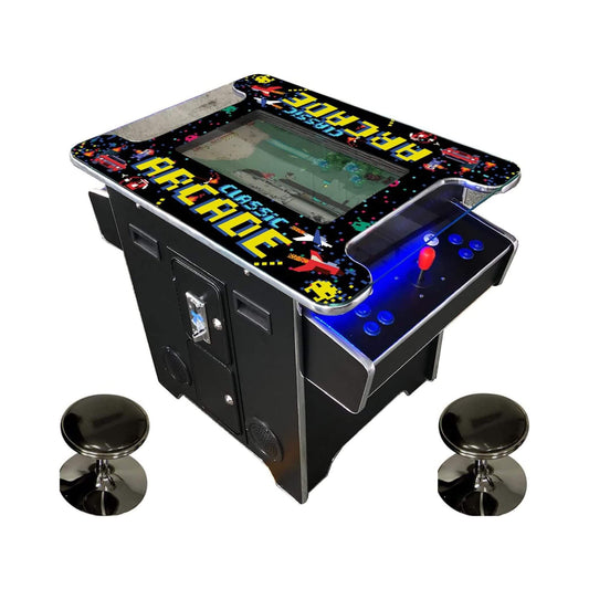 The Retro 2-Player Arcade Cabinet | 60 Games + Stools