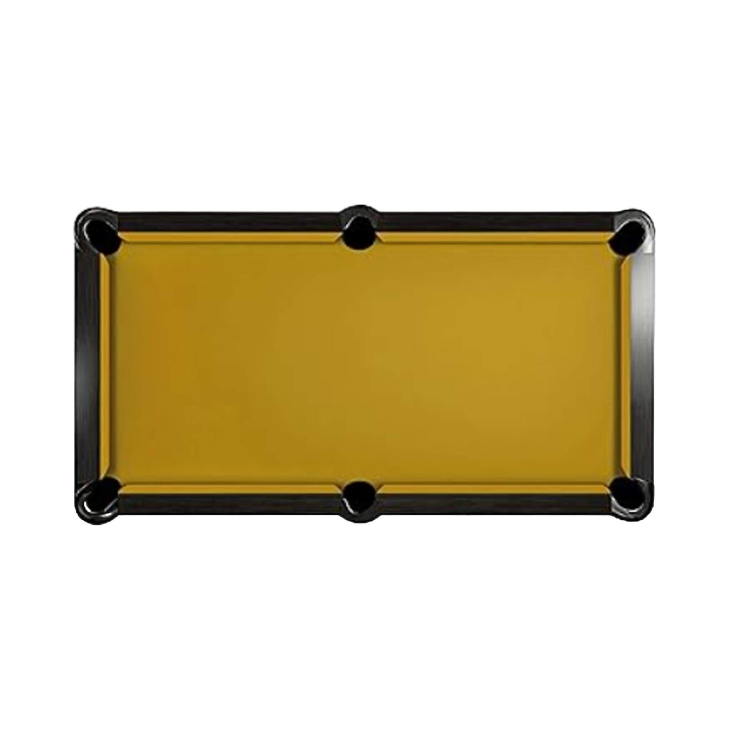 8-Foot Slate Bed Pool Table | Modern Graphite Solid Wood, Blue Cloth