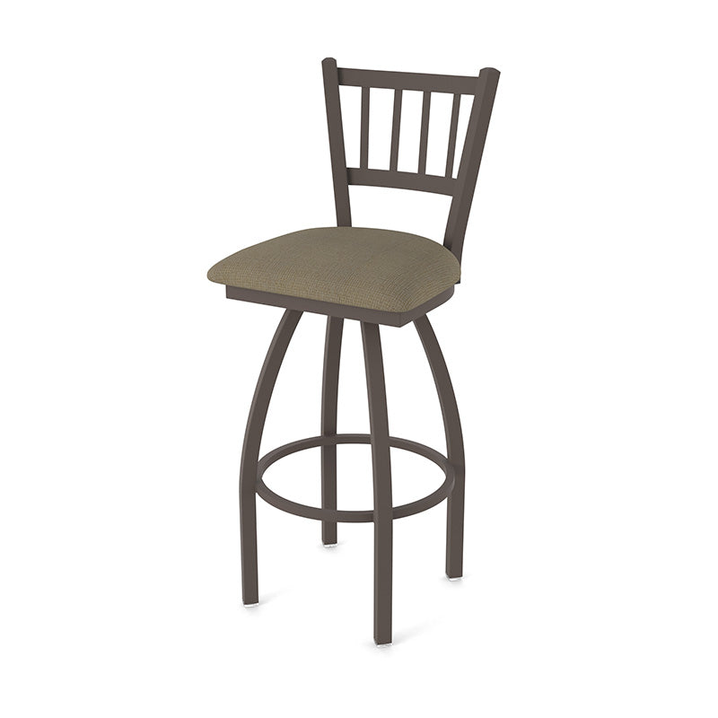 Holland 810 Contessa 2 – 25" Swivel Counter Stool | Anodized Nickel