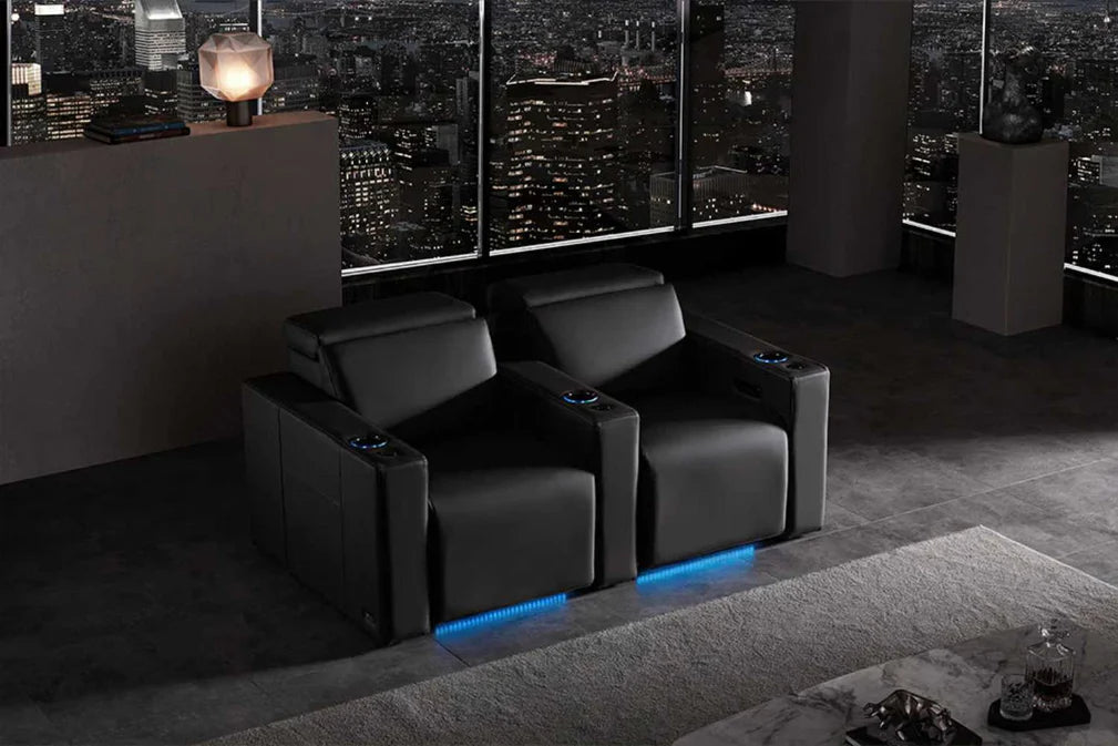 Valencia Barcelona Ultimate Home Theater Seating - Row of 3