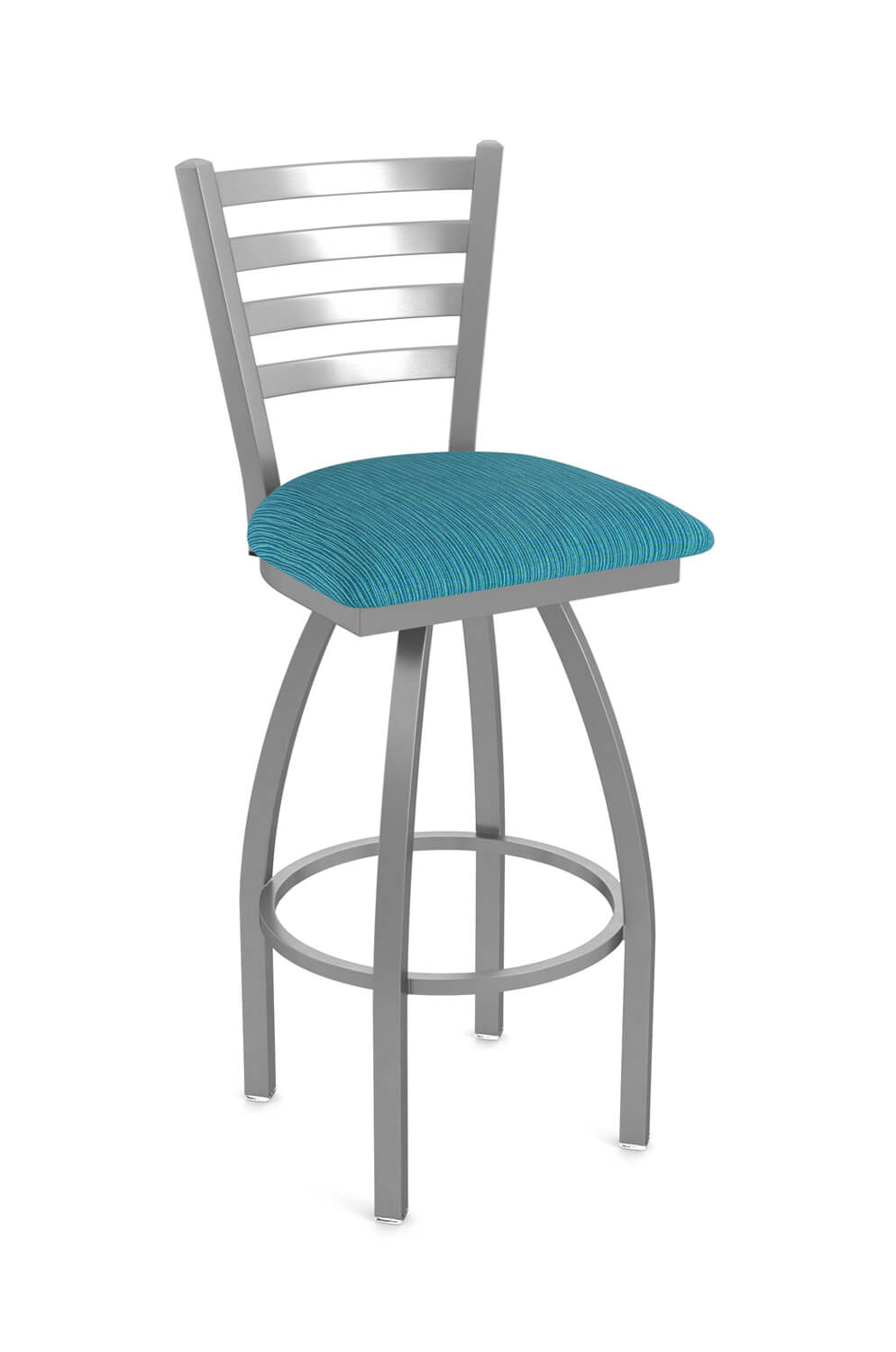 Holland 410 Jackie 2 – 25" Swivel Counter Stool | Black Frame + Vinyl