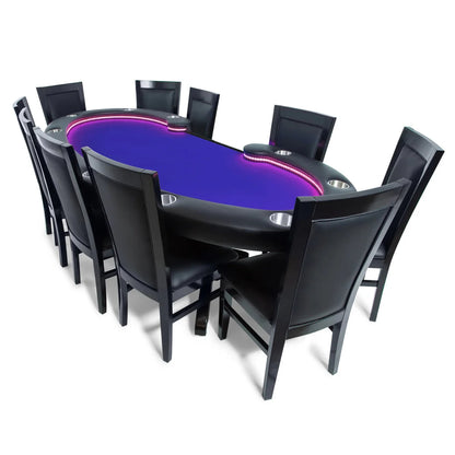 BBO Lumen HD – 10 Player LED Dealer Poker Table